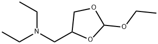 1,3-Dioxolane-4-methanamine,2-ethoxy-N,N-diethyl-(9CI) 结构式