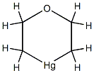 Tetrahydro-1,4-oxamercurin 结构式