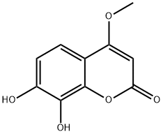 2H-1-Benzopyran-2-one,7,8-dihydroxy-4-methoxy-(9CI) 结构式