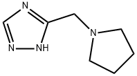 1H-1,2,4-Triazole,3-(1-pyrrolidinylmethyl)-(9CI) 结构式