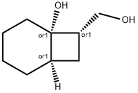 Bicyclo[4.2.0]octane-7-methanol, 6-hydroxy-, (1R,6S,7S)-rel- (9CI) 结构式