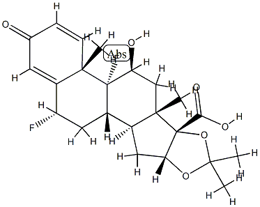 醋酸氟轻松杂质B 结构式