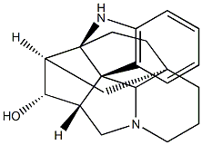 (2R,3R,5R,11S,22S)-3,11-Methanoaspidofractinin-22-ol 结构式