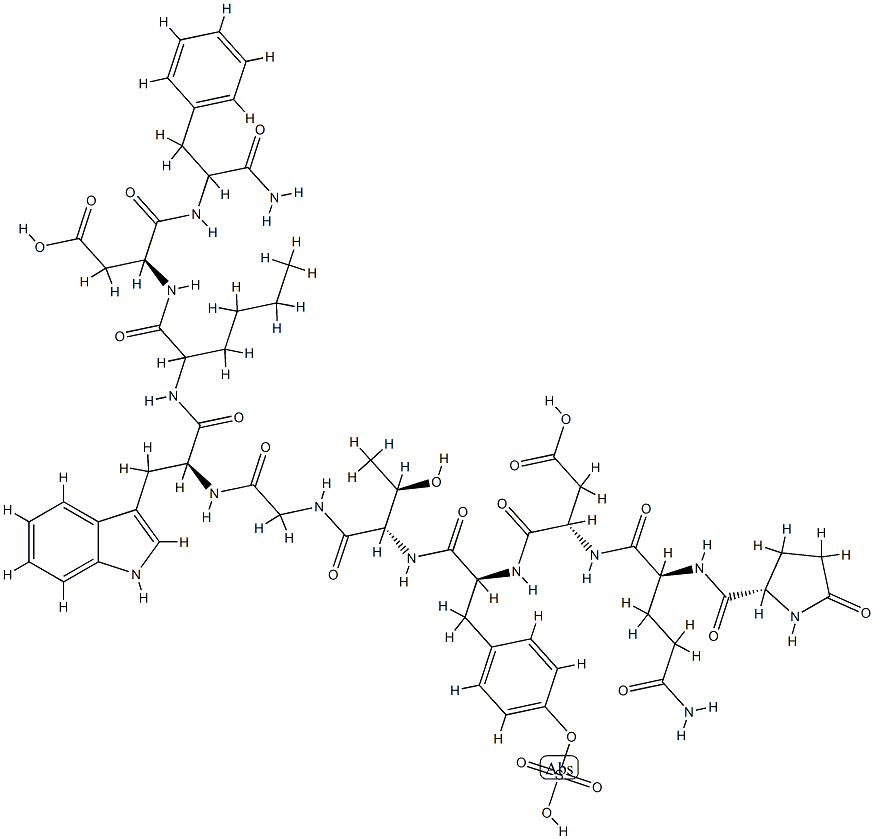 caerulein, Nle(8)- 结构式