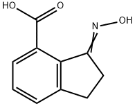 1H-Indene-4-carboxylicacid,2,3-dihydro-3-(hydroxyimino)-(9CI) 结构式