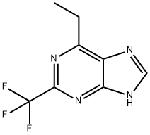 1H-Purine,6-ethyl-2-(trifluoromethyl)-(9CI) 结构式