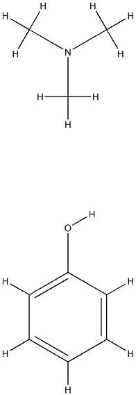 phenol, compound with trimethylamine (1:1) 结构式