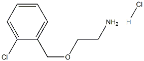 2-((2-氯苄基)氧基)乙胺盐酸盐 结构式