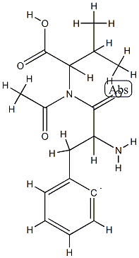 N-acetyl-dehydrophenylalanyl-valine 结构式