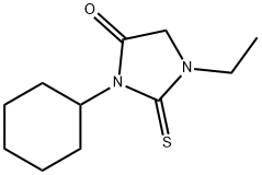 4-Imidazolidinone,3-cyclohexyl-1-ethyl-2-thioxo-(9CI) 结构式