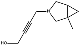 2-Butyn-1-ol,4-(1-methyl-3-azabicyclo[3.1.0]hex-3-yl)-(9CI) 结构式