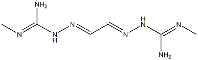di-N',N''-methylglyoxal bis(guanylhydrazone) 结构式