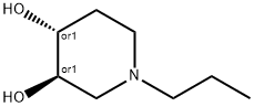 3,4-Piperidinediol, 1-propyl-, (3R,4R)-rel- (9CI) 结构式