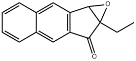 8H-Benz[5,6]indeno[1,2-b]oxiren-8-one,8a-ethyl-1a,8a-dihydro-(9CI) 结构式