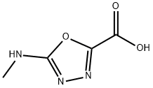 1,3,4-Oxadiazole-2-carboxylicacid,5-(methylamino)-(9CI) 结构式