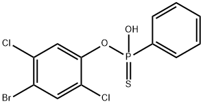 PHENYLPHOSPHONOTHIOICACID(4-BROMO-2,5-DICHLORO) 结构式