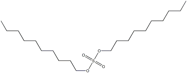 Sulfuric acid didecyl ester 结构式