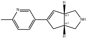 Cyclopenta[c]pyrrole, 1,2,3,3a,4,6a-hexahydro-5-(6-methyl-3-pyridinyl)-, (3aR,6aS)-rel- (9CI) 结构式