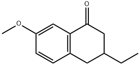1(2H)-Naphthalenone,3-ethyl-3,4-dihydro-7-methoxy-(5CI) 结构式