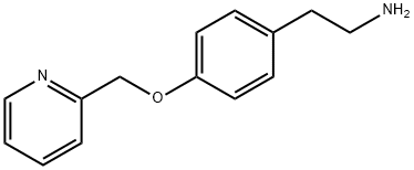 2-[4-(pyridin-2-ylmethoxy)phenyl]ethanamine 结构式