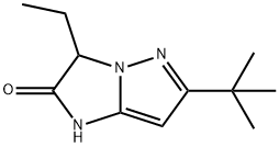 1H-Imidazo[1,2-b]pyrazol-2(3H)-one,6-(1,1-dimethylethyl)-3-ethyl-(9CI) 结构式