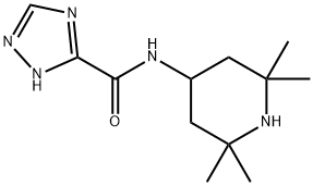 1H-1,2,4-Triazole-3-carboxamide,N-(2,2,6,6-tetramethyl-4-piperidinyl)-(9CI) 结构式