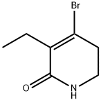 2(1H)-Pyridinone,4-bromo-3-ethyl-5,6-dihydro-(9CI) 结构式