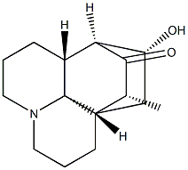 (15R)-5β-Hydroxy-15-methyllycopodan-8-one 结构式
