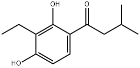 1-Butanone,1-(3-ethyl-2,4-dihydroxyphenyl)-3-methyl-(9CI) 结构式