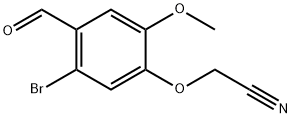 (5-bromo-4-formyl-2-methoxyphenoxy)acetonitrile 结构式