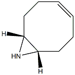 (1α,4Z,8α)-9-Azabicyclo[6.1.0]non-4-ene 结构式