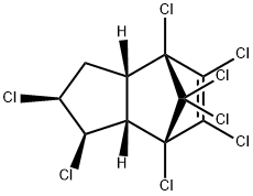 (+)-顺-氯丹 结构式