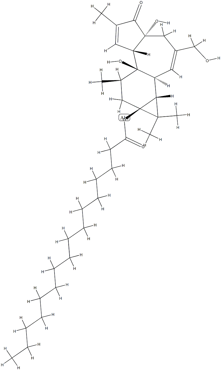12-脱氧佛波醇13-棕榈酸酯 结构式