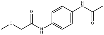 N-[4-(acetylamino)phenyl]-2-methoxyacetamide 结构式