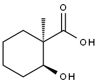 Cyclohexanecarboxylic acid, 2-hydroxy-1-methyl-, (1R,2S)-rel- (9CI) 结构式