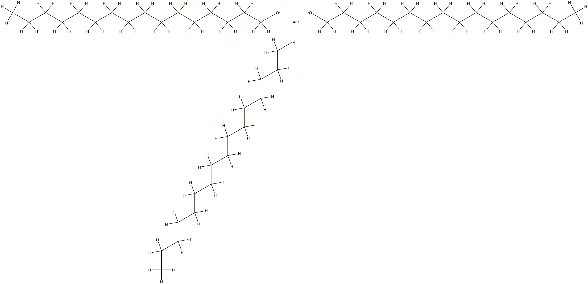 Aluminum n-hexadecoxide 结构式