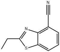 4-Benzothiazolecarbonitrile,2-ethyl-(9CI) 结构式