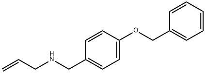 {[4-(benzyloxy)phenyl]methyl}(prop-2-en-1-yl)amine 结构式