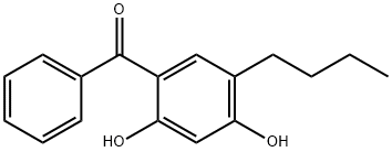 (5-butyl-2,4-dihydroxyphenyl)(phenyl)methanone 结构式