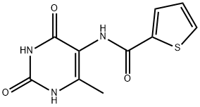 2-Thiophenecarboxamide,N-(1,2,3,4-tetrahydro-6-methyl-2,4-dioxo-5- 结构式