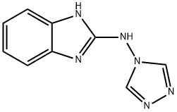 1H-Benzimidazol-2-amine,N-4H-1,2,4-triazol-4-yl-(9CI) 结构式