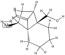 1,3a-Methano-3aH-indene-7a(1H)-methanol,hexahydro-3-hydroxy-8-methylene-,(1R,3S,3aS,7aR)-rel-(9CI) 结构式