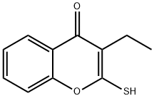 4H-1-Benzopyran-4-one,3-ethyl-2-mercapto-(9CI) 结构式
