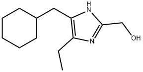 1H-Imidazole-2-methanol,4-(cyclohexylmethyl)-5-ethyl-(9CI) 结构式