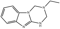 1,3,5-Triazino[1,2-a]benzimidazole,3-ethyl-1,2,3,4-tetrahydro-(9CI) 结构式