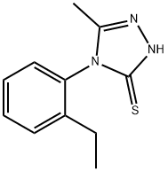 3H-1,2,4-Triazole-3-thione,4-(2-ethylphenyl)-2,4-dihydro-5-methyl-(9CI) 结构式