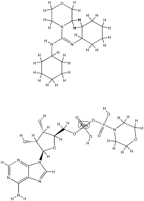 adenosine 5'-diphosphomorpholidate, MDCC salt 结构式