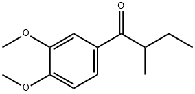 34DIMETHOXY2METHYLBUTYROPHENONE 结构式