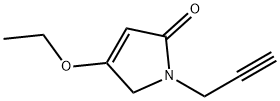 4-乙氧基-1-(丙-2-炔-1-基)-1,5-二氢-2H-吡咯烷酮-2-酮 结构式