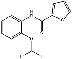 2-Furancarboxamide,N-[2-(difluoromethoxy)phenyl]-(9CI) 结构式